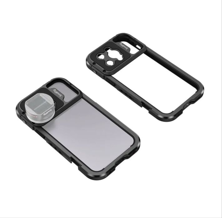 Клітка iPhone 14 Pro Max кріплення для об'єктиву SmallRig 4077 + платформа 4079