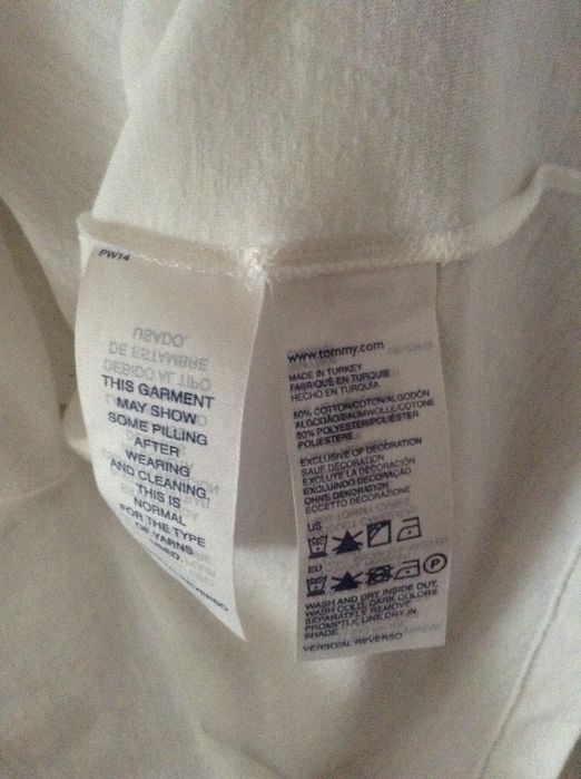 T-shirt branca Tommy Hilfiger