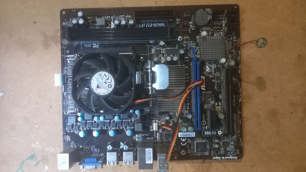 Мат плата Asus 760GM p21 fx+процесор 4 ядра amd athlon 2 adx64