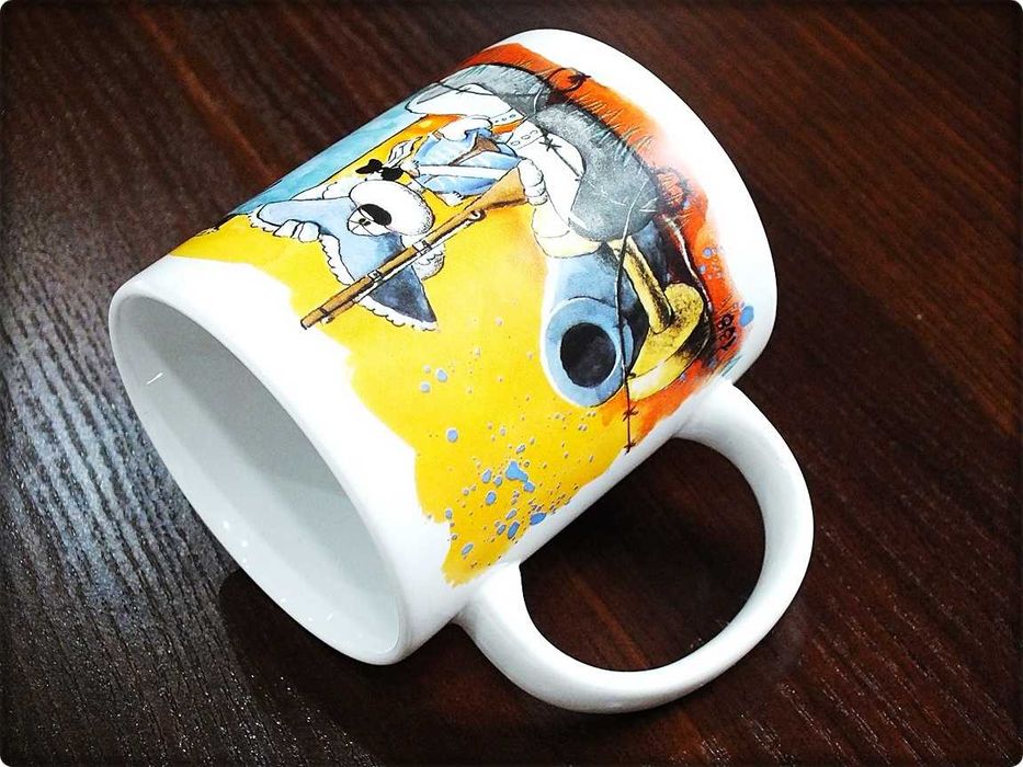 Kubek Diddl Sygnowany Thomas Coletz Porcelana Niemcy Kolekcjonerski