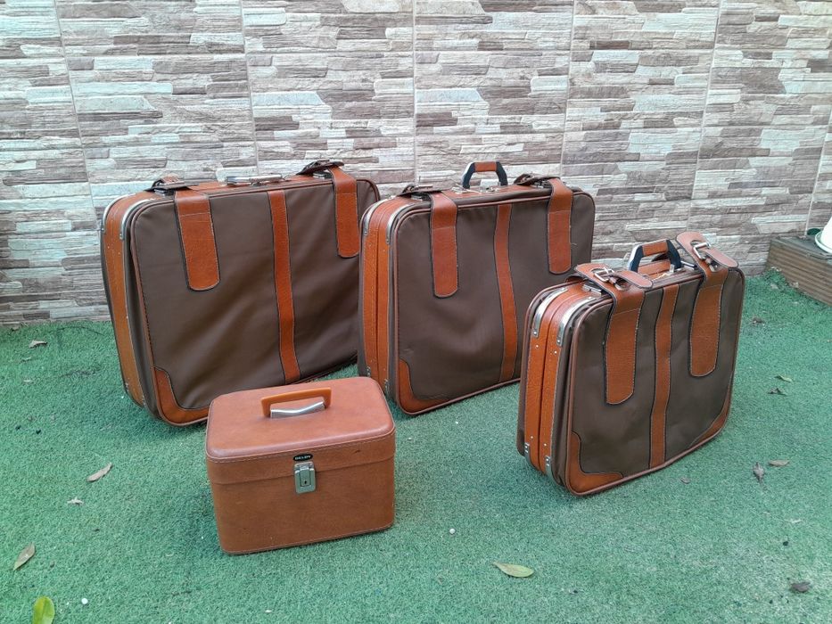 Malas de viagem vintage anos 70