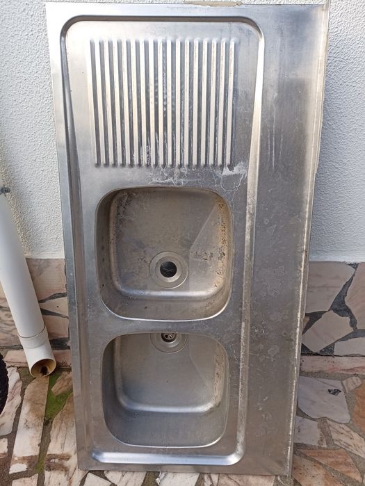 Pia da louça em inox