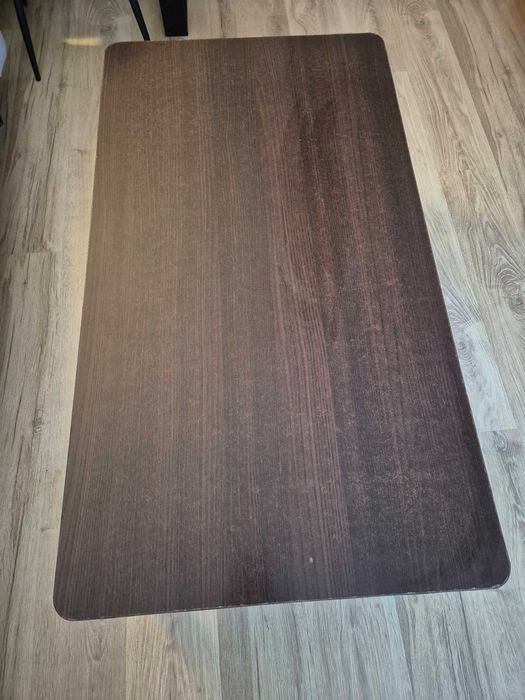 Zestaw mebli Voltera Helvetia venge 4 el.: komoda witryna barek ława