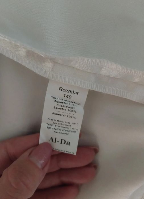 Sukienka ecru 140 komunia elegancka