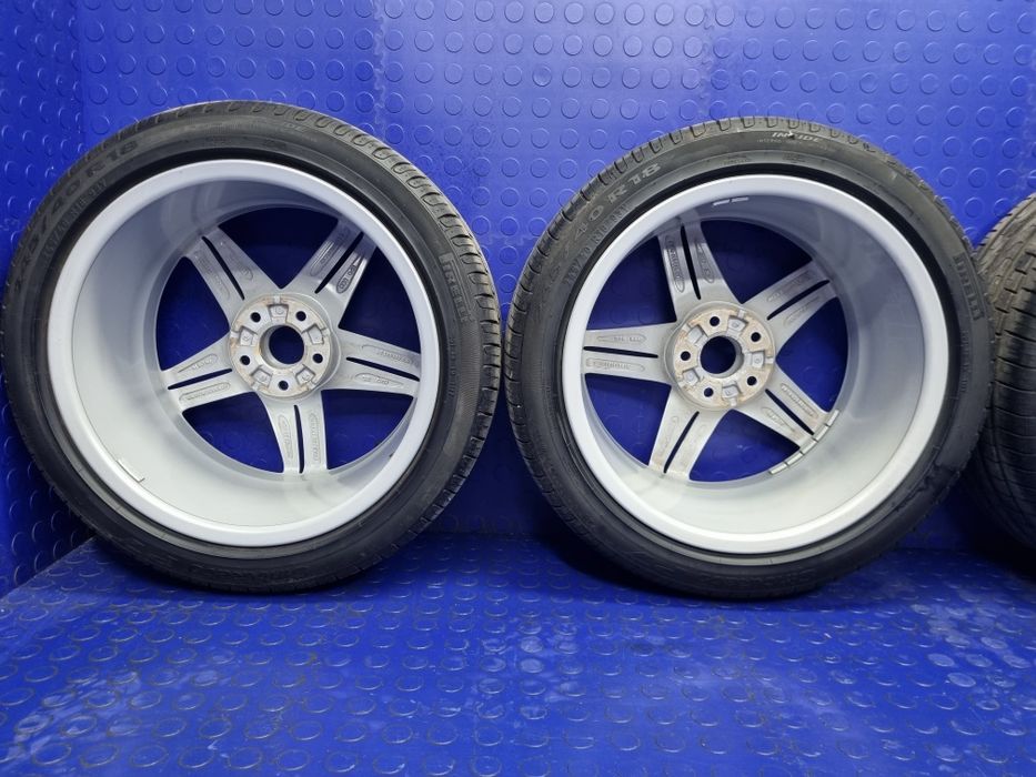 KOMPLET kół felg aluminiowych 18” x 8.5” AUDI A4 B9 A5 F5 OEM PIRELLI 8W0601025DE