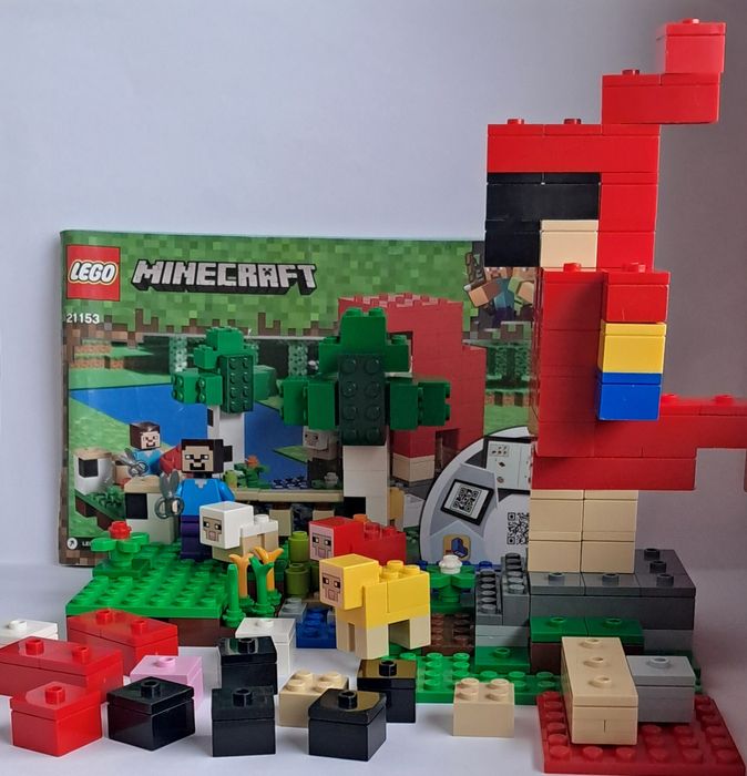 LEGO® 21153 Minecraft - Hodowla owiec kompletny z instrukcją