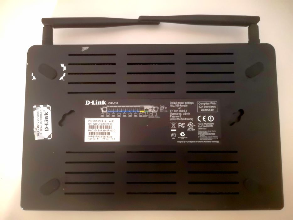 Wi-Fi роутер D-Link dir-632