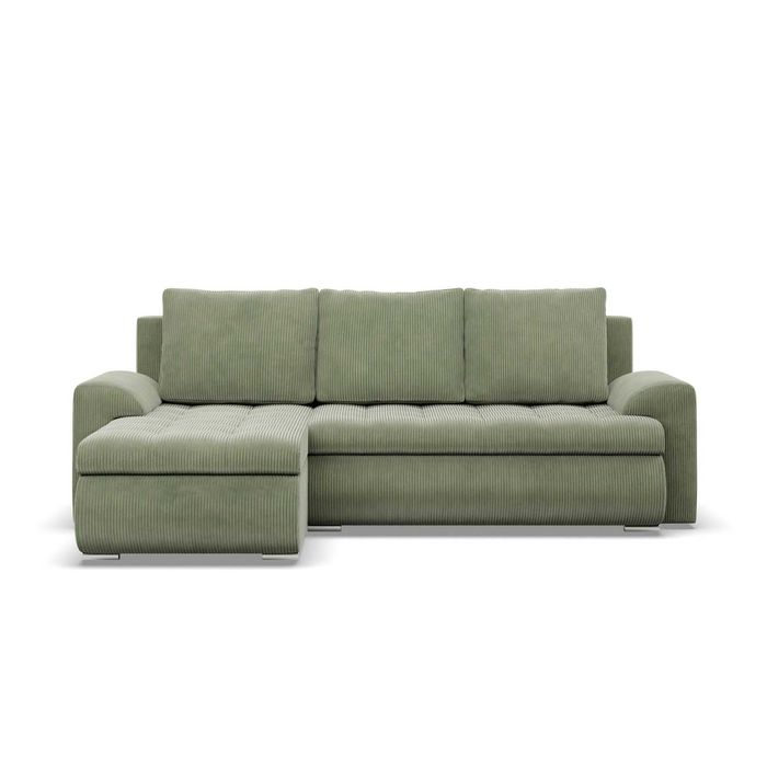 Narożnik z Funkcją Spania Foresta Sztruks 6 kolorów WYSYŁKA CAŁA PL