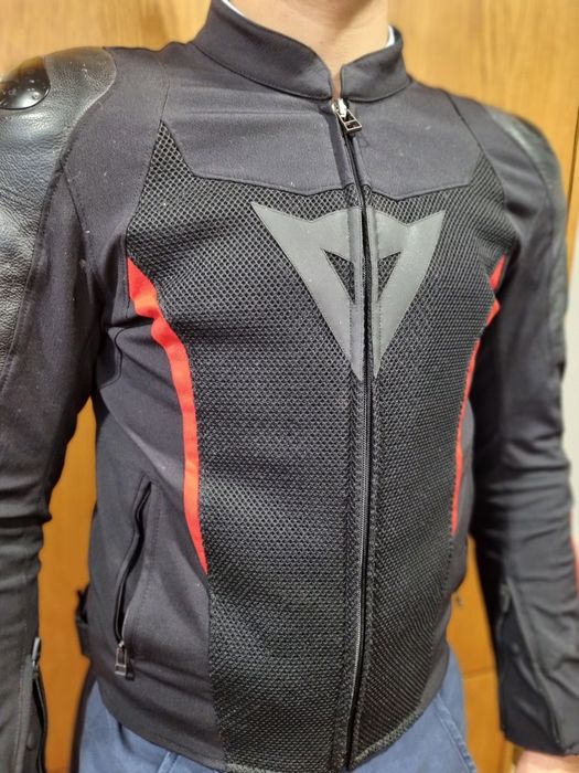 Jaqueta Dainese mix couro