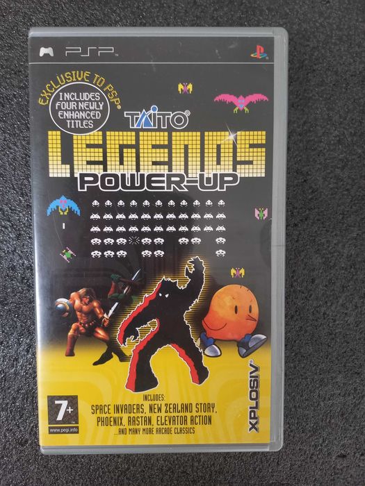 Taito Legends Power Up PSP, komplet, unikat, stan BDB