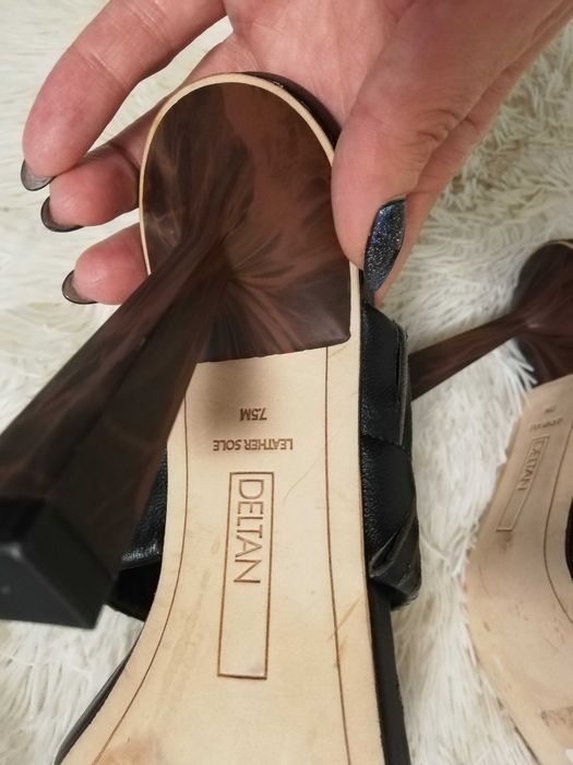 klapki skórzane deltan 38 klapki skórzane 7,5 deltan