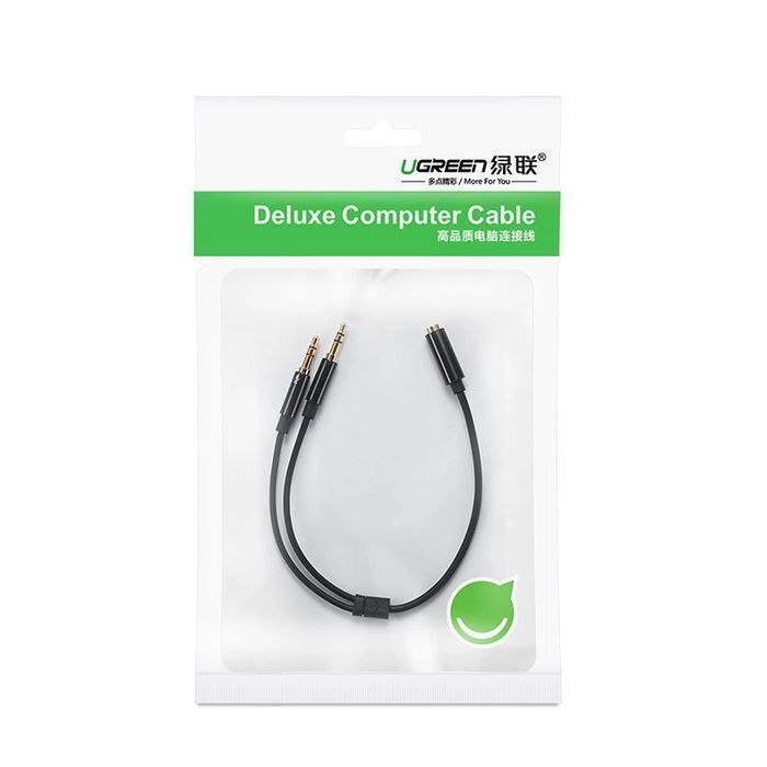 Ugreen rozdzielacz AUX 3,5 mm mini jack - 2x 3,5 mm mini jack