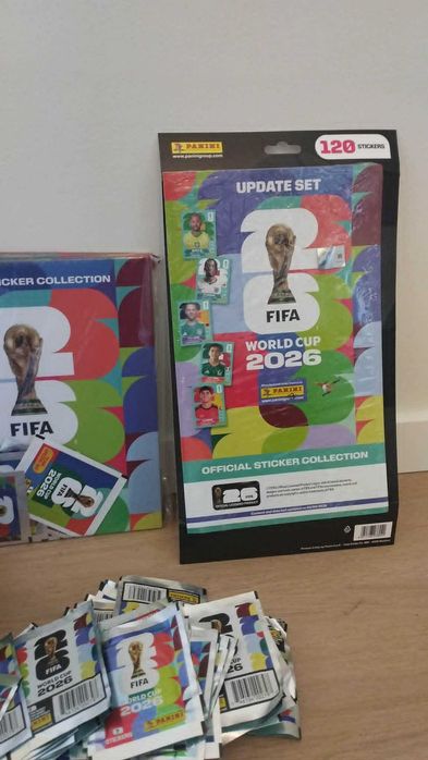 Caderneta Capa Dura + Update Set + Caixa Cromos + Saquetas - Mundial 2026 PANINI