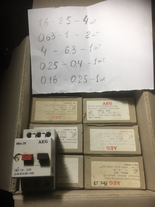 Автомат защітний 3х фазний AEG