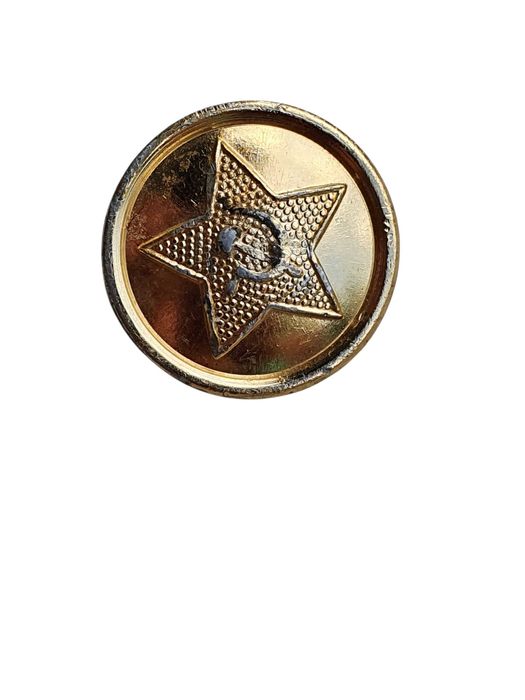 Stary radziecki guzik wojskowy 61 rok unikat kolekcjonerski antyk
