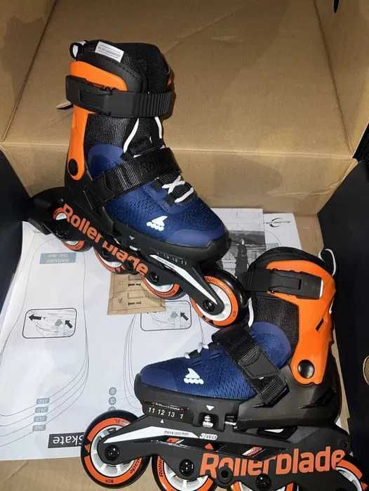 Ролики Rollerblade Microblade (blue-orange)