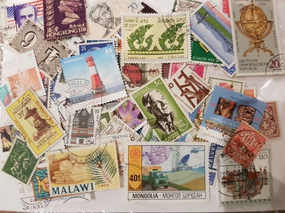 Lote de 500 Selos - Todo o Mundo