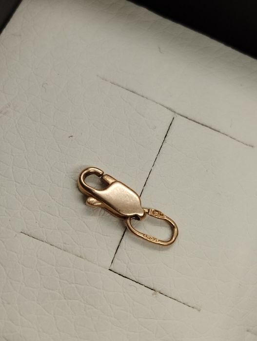 Золотой замочек карабин 0.63 грамма