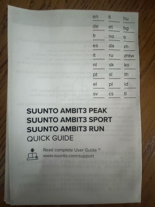 Zegarek SUUNTO Ambit3