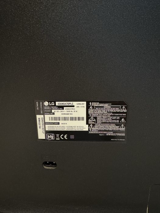 Telewizor LG  43UK6470PLC