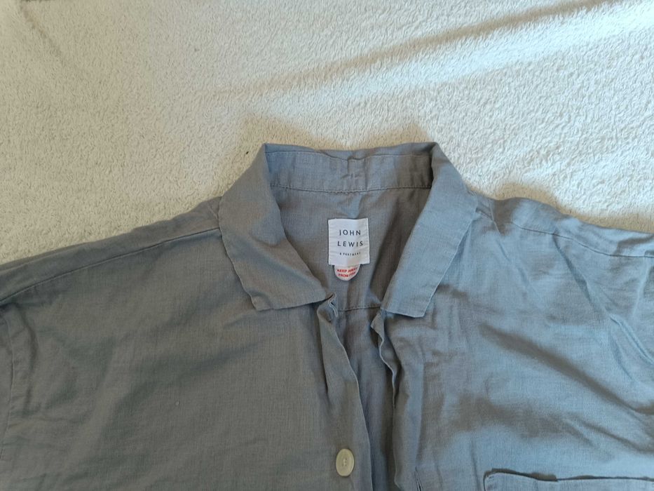 Męska lniana koszula casualowa John Lewis