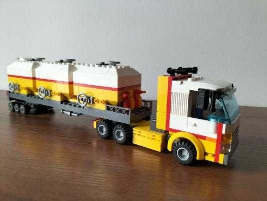 Cysterna LEGO TIR w kolorach SHELL  MOC