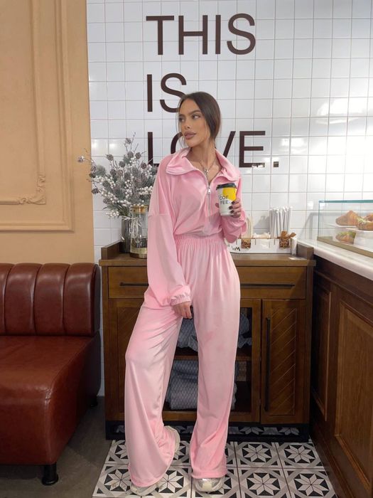 Велюровий оверсайз комбез/ жіночий комбінезон/ женский комбинезон