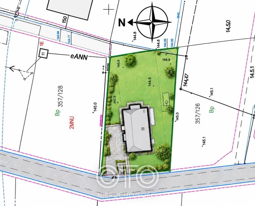 Dom wolnostojący pod Wrocławiem | działka 845m²