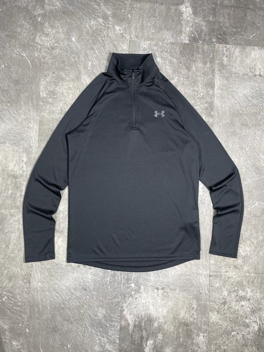 Спортивна кофта лонгслів худі зип зипка under armour андер армор velocity 2.0 men's 1/4 zip чоловічий рашгард світшот тренувальний оригінал
