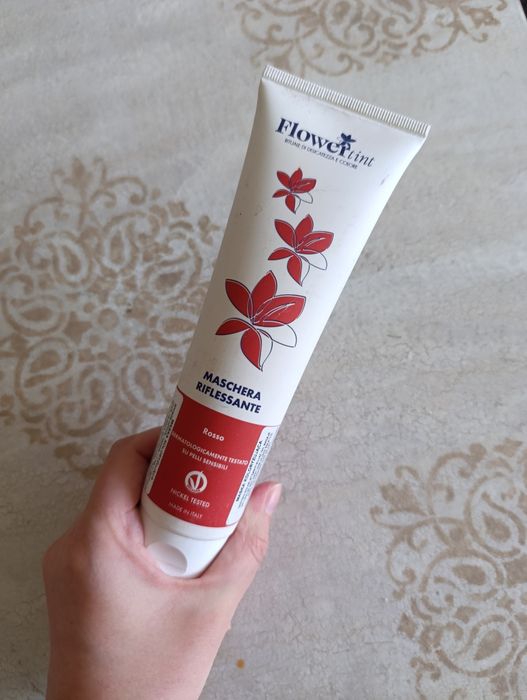 Flowertint Maska Koloryzująca do włosów czerwona