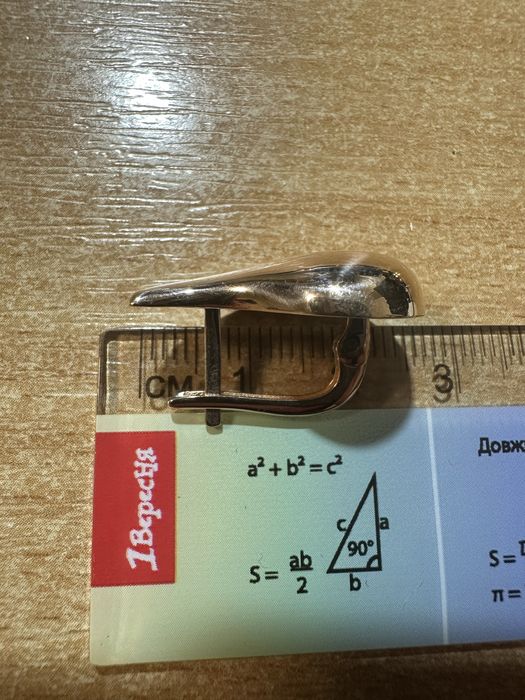 Сережки під бренд Ботега, 5.22 золото 585 проба