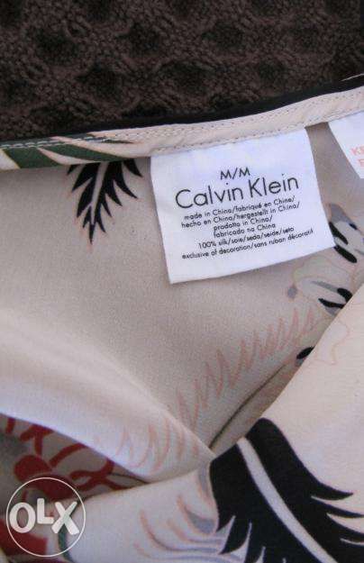 Roupão e Camisa 100% Seda Selvagem Calvin Klein