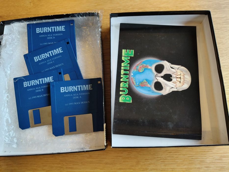 Gra Burntime Amiga rzadka kompletna testowana!