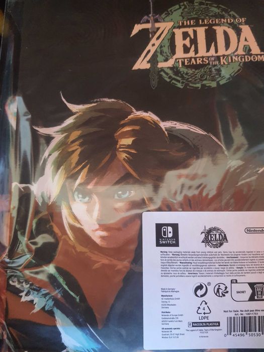 Poster zelda tears of the kingdom nintendo switch