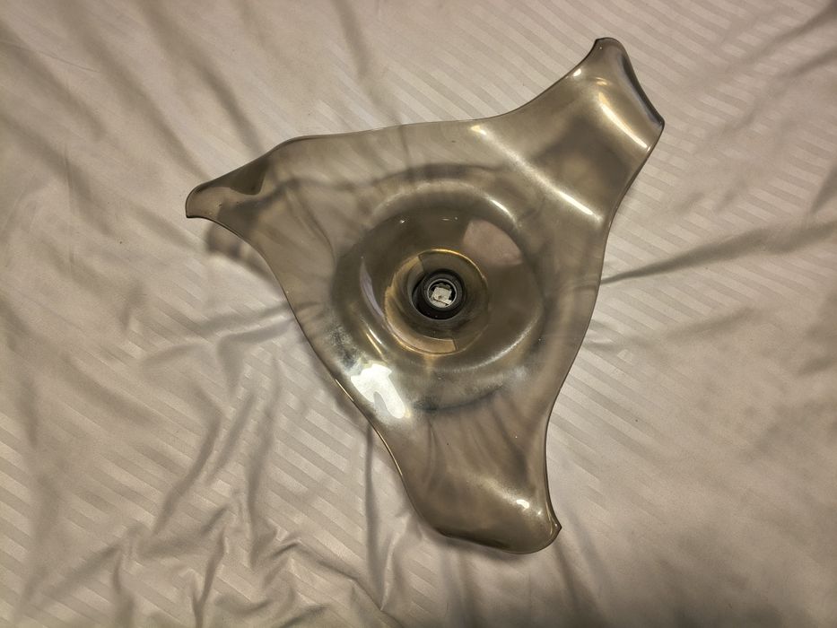 Lampa plafon vintage polam Pułtusk lata 60
