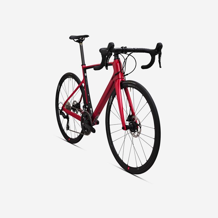 BICICLETA DE ESTRADA EDR CF SHIMANO 105 12 MUDANÇAS VERMELHO