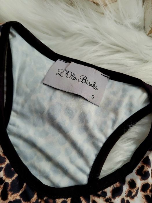 Komplet panterka Ola Bianka polski producent top I legginsy s