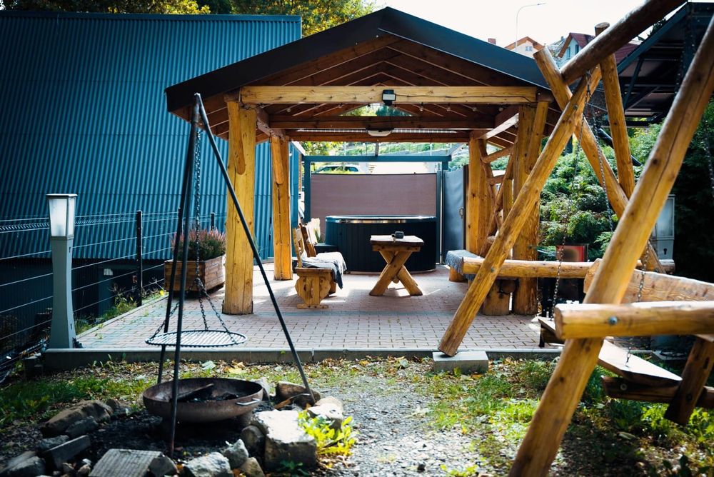 Domki z Jacuzzi bez limitu Międzybrodzie Bialskie "Białe  Molo"