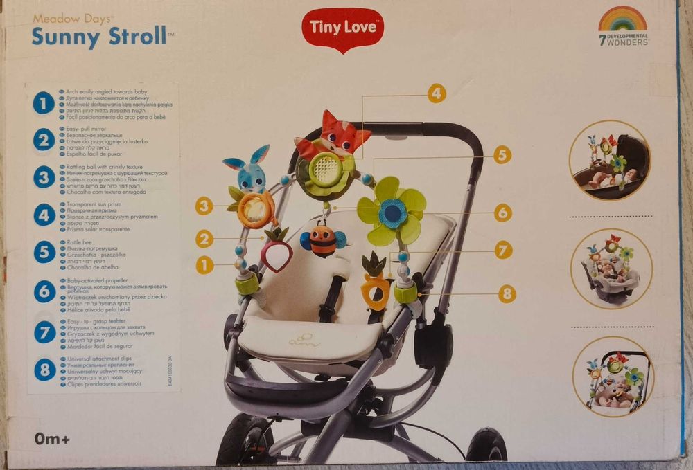 TINY LOVE Łuk z zabawkami pałąk na wózek leżaczek fotelik 0+