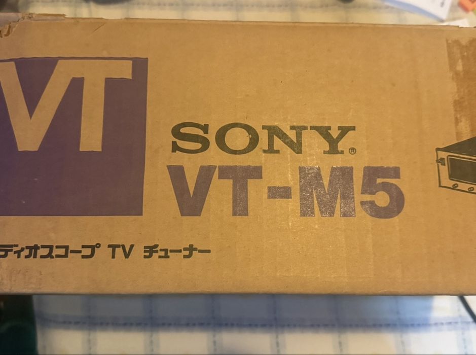 Sony Audioscope VT-M5 na caixa com manual e garantia, como novo apesar dos seus 50 anos.