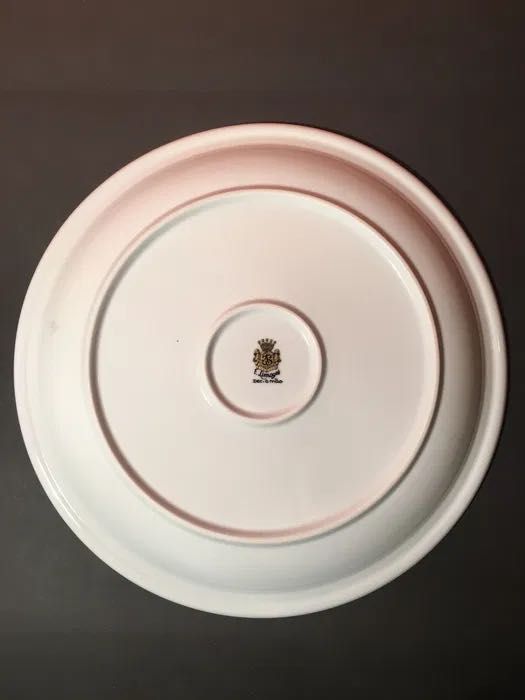 LIMOGES - travessa decorada à mão - 31 cm/s de diâmetro
