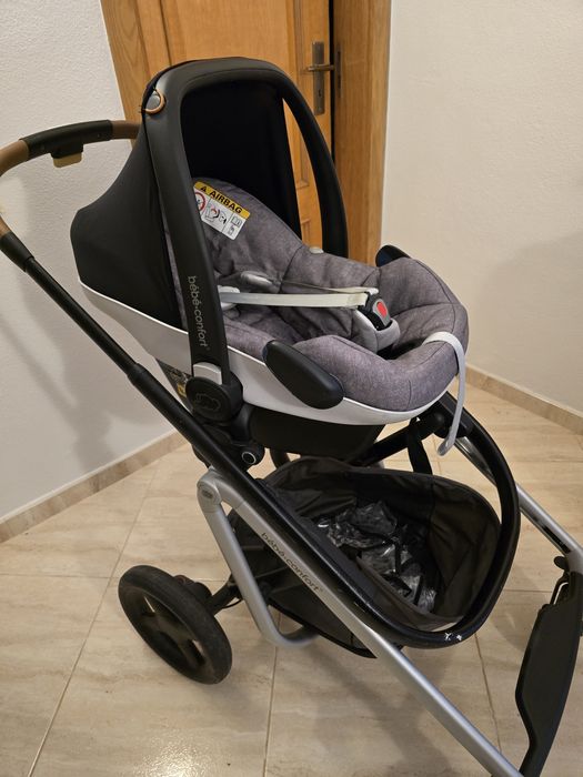 Carrinho de bebe completo + Nex to Me da Bebe comfort como novo