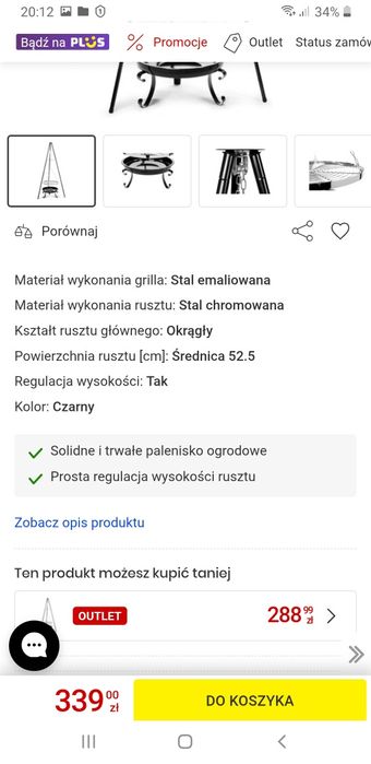Gril ogrodowy jak nowy