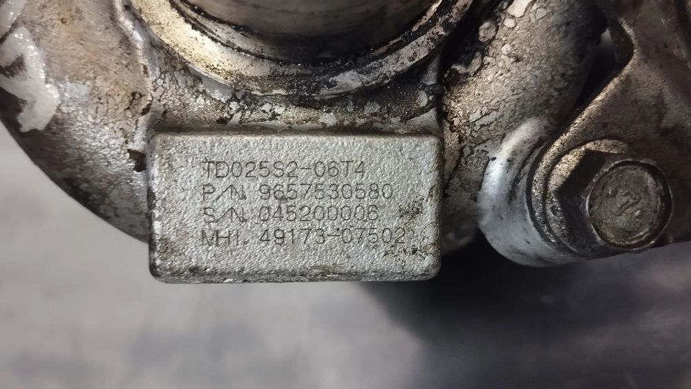 TURBO PEUGEOT / CITROEN / FORD / MAZDA 3 1.6HDI 1.6TDCI 90CV REF.