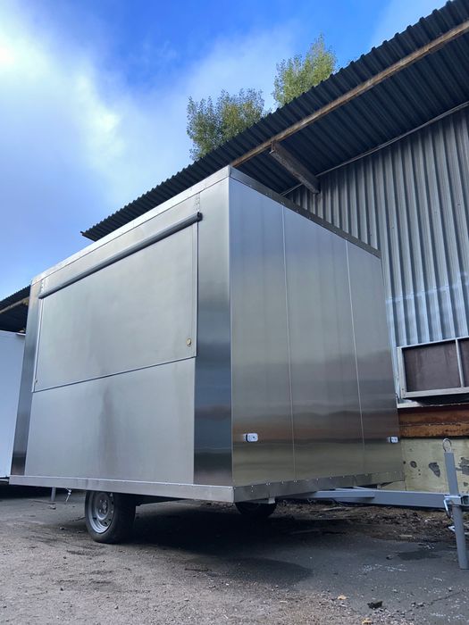 Торговий причіп кіоск  кафе на колесах, кав'ярня, фаст-фуд, фудтрак