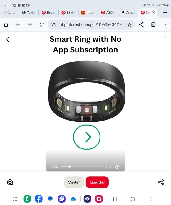 Smart ring COLMi R12 várias cores