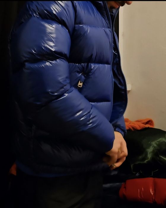 Casaco kispo jaqueta puffer azul