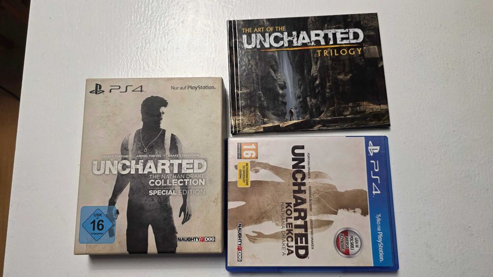 PS4 Uncharted trylogia edycja specjalna steelbook