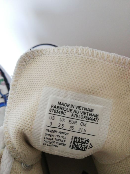 Super converse w dinozaury rozm 35 36 jak nowe