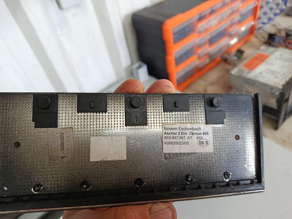 Trins/frisos em Carbono originais Audi A4 B7